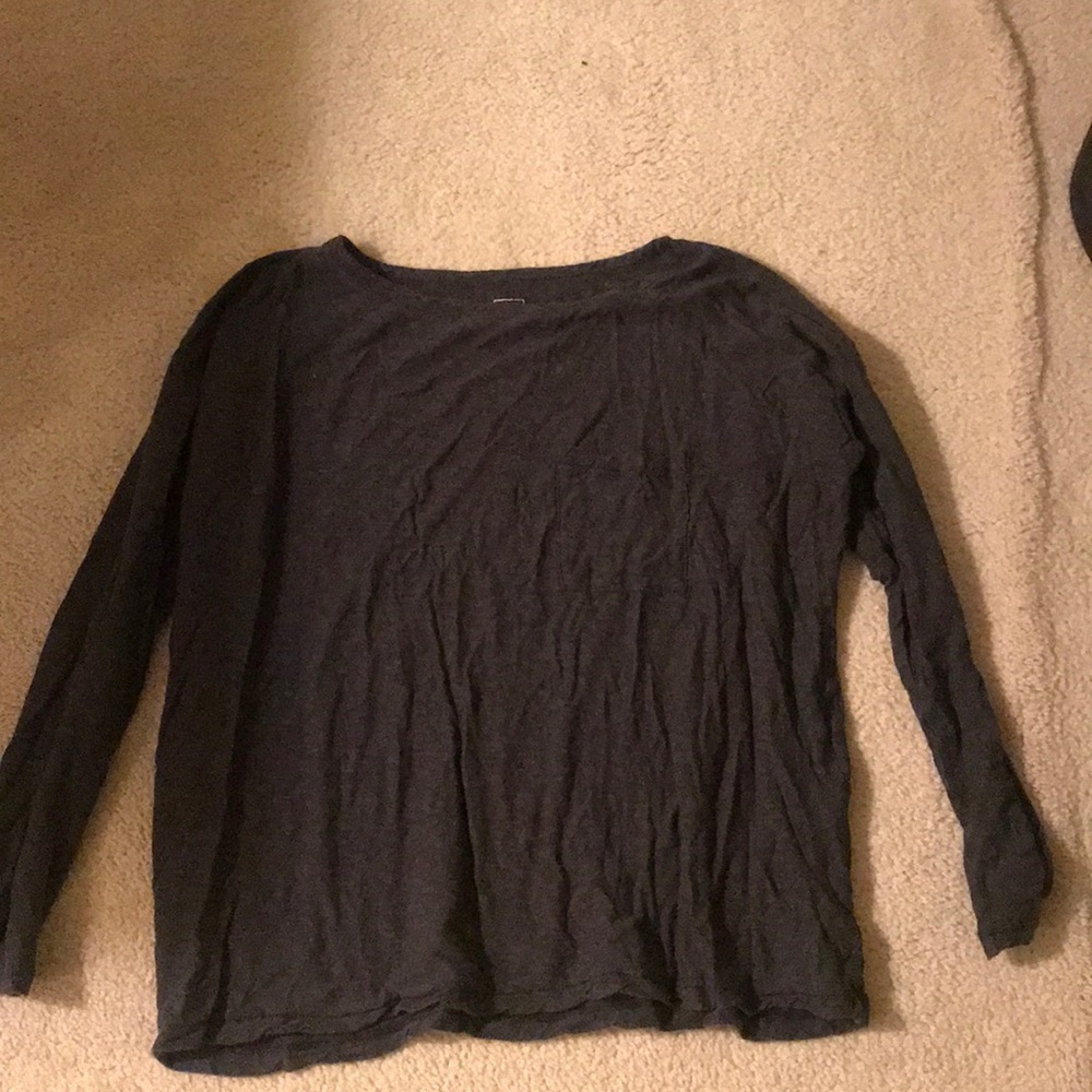 grey long sleeve